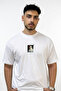 Kanye West_73 Design Printed Oversize White T-Shirt