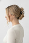 Transparent Gray Stone Detailed Women's Hair Claw Clip - 3