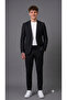 Modern Men's Suit – Men's Suit with Premium Texture, Lace-Up and Elastic Waist