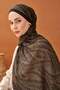 Riva Shawl Tencel Boston Fern Dark Mink - 4