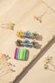 Mini Hairpin Set with Flower Figures, Buckle and Colorful Rubber Hair Clips, 10 Pieces - 5