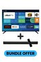 50 Inch 4K UHD LED Smart TV Android OS DVBT2/S2 60Hz HDR with 2.0 Channel 30W Soundbar