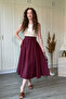 Belted Poplin Skirt Dress - 6