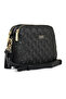 Women's Embossed Patterned Faux Leather Shoulder Bag with Adjustable Strap - 5