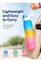 Gradient Water Bottle | 1L Motivational Tritan Plastic Sports Bottle With Time Marker - 5