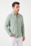 Men's Breathable Muslin Fabric Long Sleeve Shirt Bgl-St05593 - 3