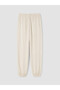 Lcw Vision Beige Women's Jogger Pants with Elastic Waist - 7