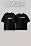 I Love Drake Design Printed Unisex Oversize Black Tshirt
