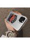 iPhone 12 Pro Max Compatible Hard Acrylic Back Silicone Edge Lens Protection Case - 4