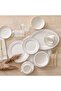 Medallion 32-Piece New Bone China Dinner Set - Serves 6 | Elegant Tableware