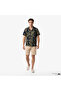 Men's Linen Floral Patterned Short Sleeve Relaxed Fit Shirt - 3