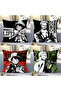 Japanese Anime Style Cushion Throw Pillow – Soft Square Decorative Pillow for Sofa & Bedroom 40 × 40 cm - 2