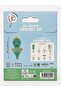 Hello Crafts Mini Amigurumi Crochet Kit Sea Sparkle Seahorse – Beginner Crochet Knitting Set, DIY Keychain Making Kit - 3