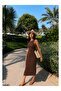 Women's Halter Neck Tight-Fitting Slit Long Dress