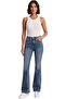 Women's High Waist Flared Jeans – Stretch Denim Pants