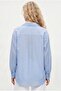 Women's Patrick 100% Cotton Long Sleeve Woven Blue Shirt - 5
