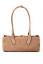 Genuine Leather Tobacco Suede Women's Shoulder Bag Cnt555 - 5
