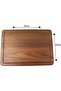 Adn Shop Akasya Cutting Board Antibacterial Washable Chopping Board Rectangular 35X25Cm |   Antibak - 2