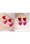 Heart Earrings Wonderful Holiday Earrings