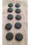 Polyester Button 15 mm 8 Pieces - 2