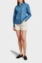 100% Cotton Logo Embroidered Denim Look Shirt Shirt Bbss26Fds001115 - 2