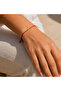 Handmade Red String Gold Minimal Bead Bracelet Adjustable Women's Bracelet