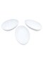 Bone Luz Form Kayık Plate Set Cream 3 Pieces