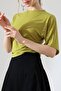 Women's Sandy Side Gathered Short Sleeve Blouse - 5