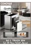 30 L Trash Bin, Kitchen Garbage Bin with Automatic Touchless Motion Sensor, Stainless Steel Trash Can - 6