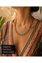 Bohemian Carmela Natural Stone Bead Necklace Women's Handmade Summer Stylish Gift