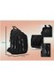 Small Size Multi-Compartment Waterproof Daily Use Cross Shoulder and Backpack Bag Black - 7