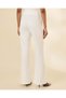 Women Ivory Front Pleat Active Pants - 3