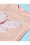 Infant Girls Pink Butterfly Embossed T-shirt - 2