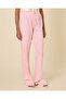 Women White T-Shirt and Pajama Pants Set - 3