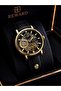 Automatic Special Premium Leather Cord Men's Wristwatch 5 Atm Water Resistant 2 Year Warranty Rw.Ws06