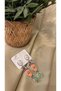 Earring vintage brand model flower motif