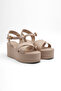 K-803 Adjustable Sandals with Cross Strap Detail - 2