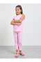 Girls Heart Print Ribbed Leggings - 2