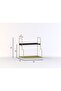 Black & Gold Metal 2-Tier Organizer - Multi-Purpose Organizer - Ladder - 4