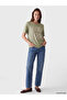 Lcw Grace Green Crew Neck Patterned Women's T-Shirt - 2
