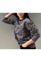 Women's Leopard Pattern Cotton Lycra Blouse - 5