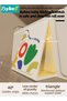 Baby Bath Tub, Collapsible Baby Bathtub,Portable Bath Tub with Non-Slip Base+5 Ocean Balls+4 Duckling Toys, Large Capacity, for 0-5 Years Old Toddlers, Kids - 6