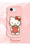iPhone 16E Compatible Case Camera Protector Pink Silicone Couple Phone Case Kitty Pattern - 2
