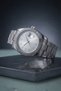 Berry Men's Silver Color Metal Band Analog Wrist Watch – Roman Numerals, Date Display, Classic Stylish Men's Watch - 3