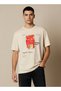 Men Regular Fit Crew Neck Short Sleeve Graphic Print T-shirt