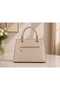 Women's Stylish Silver-Gold Tasseled Lined Bag with 2 Compartments and Adjustable Strap for Hand and Shoulder Use - 4