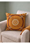 Orange Bohemian Horse Animal Figured 4-Piece Throw Pillow Cover 1 Runner Set 4Kmbs339-Rs - 7