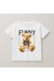 Teddy Bear Printed Crew Neck Cotton Short Sleeve Kids & Youth T-Shirt