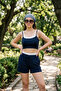 Women's United Strappy Double Crop Shorts Set - 2