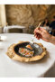 Special Design Handmade Stoneware Salad, Food, Presentation, Serving and Decor Plate - 3